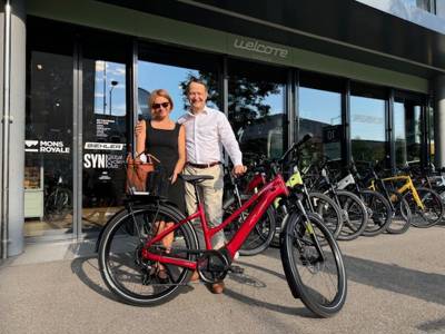 Happy E-Bike customer
