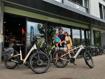 Happy E-Bike customer