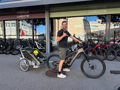 Happy E-Bike customer