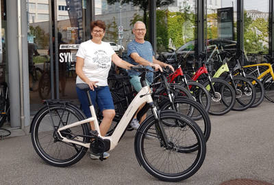 Happy E-Bike customer