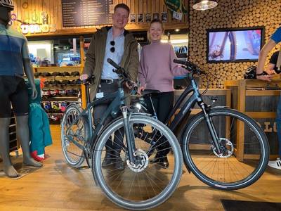 Happy E-Bike customer