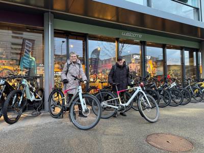 Happy E-Bike customer