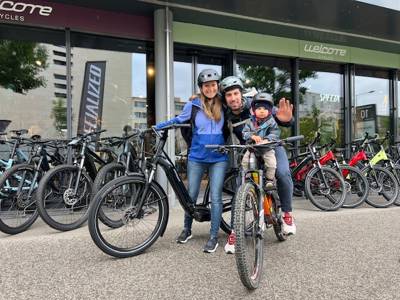 Happy E-Bike customer
