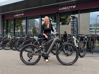 Happy E-Bike customer