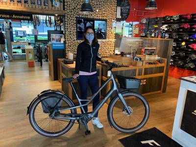Happy E-Bike customer