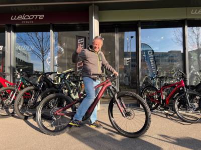 Happy E-Bike customer