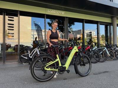 Happy E-Bike customer