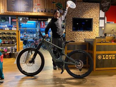 Happy E-Bike customer