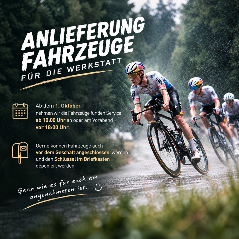 Anlieferung Fahrzeuge für die Werkstatt